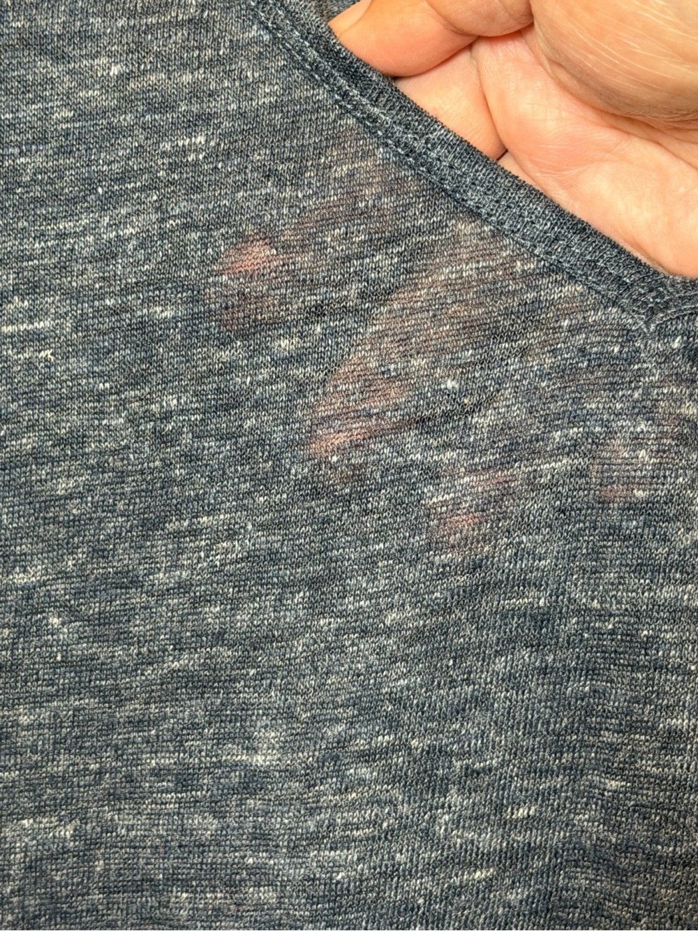Vince Charcoal Gray V-Neck T-Shirt Size XS - Picture 7 of 9